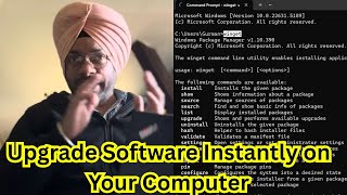 How to Upgrade Software Instantly on Your Computer Using Winget Command