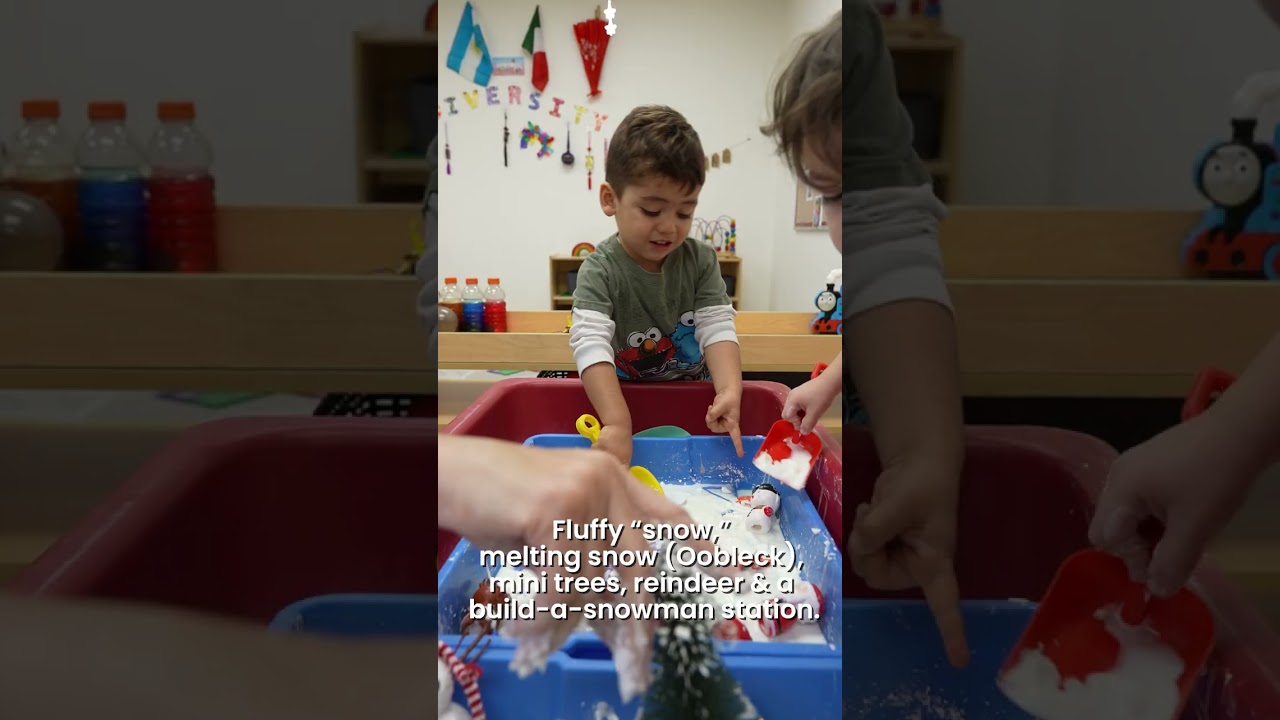 Christmas Theme Sensory Bin