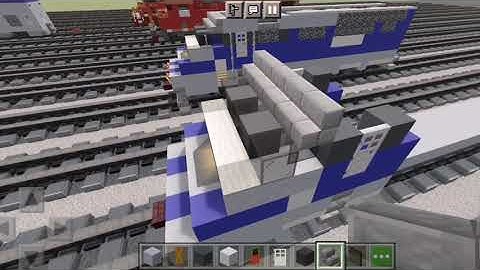 Minecraft Tutorial How to make a Amtrak Pacific Surfliner F59PHI