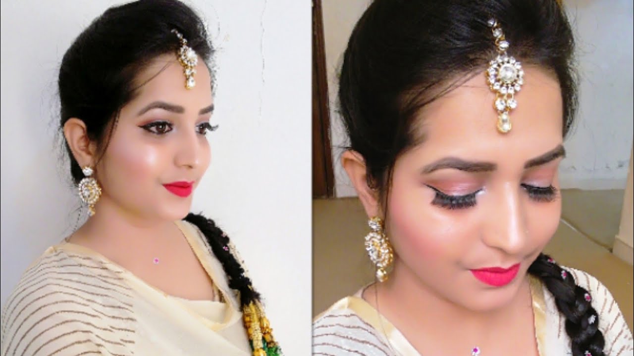 Best Engagement makeup & hairstyle artist | Pallavi Kadale