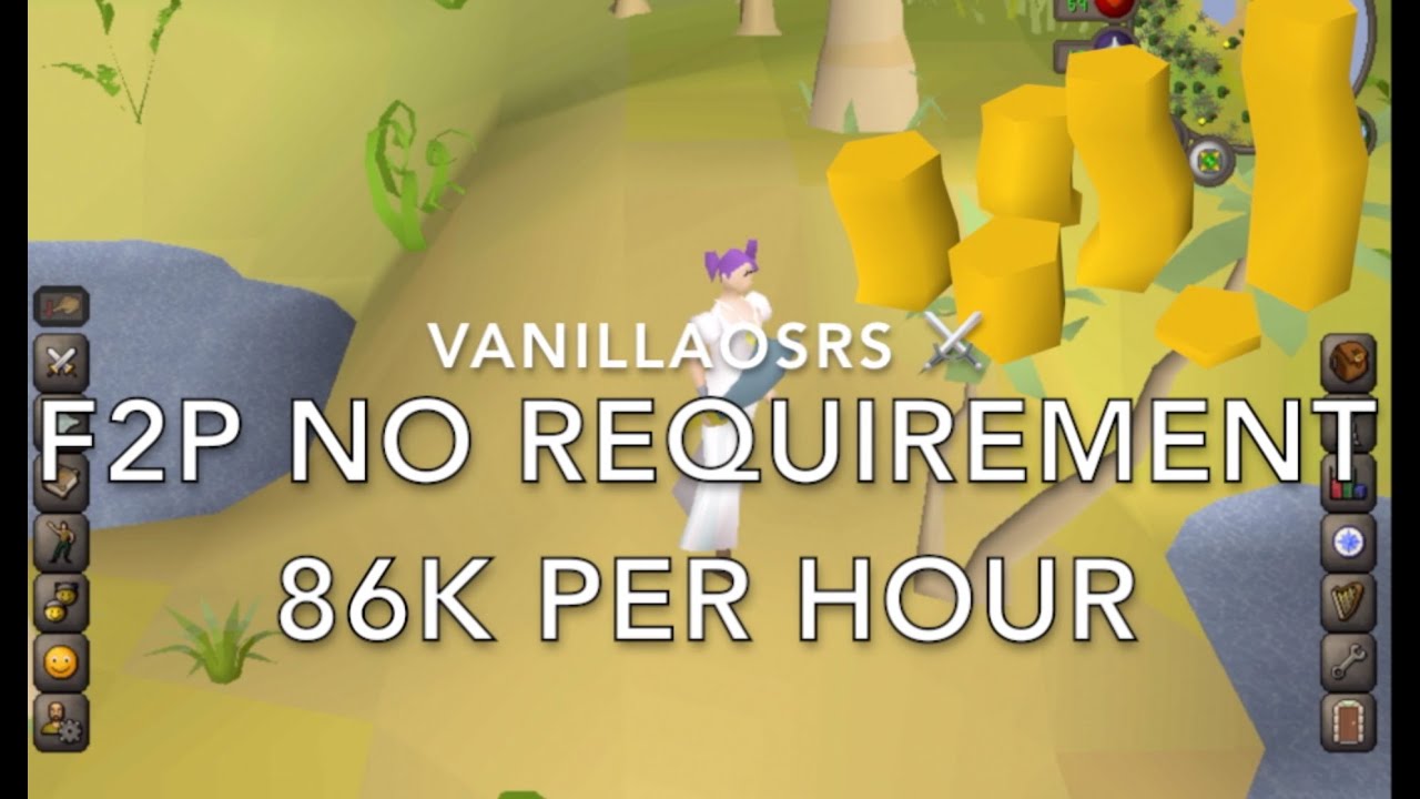 osrs money making f2p no requirements