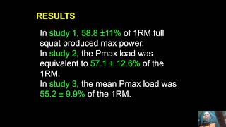 Dan Baker Load that maximizes average mechanical power Profile