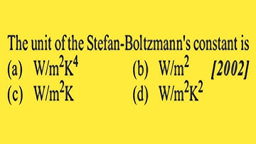 The unit of the Stefan-Boltzmann