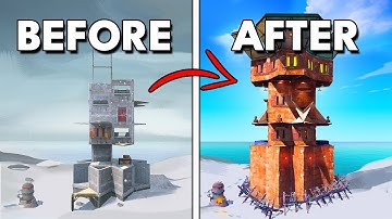 I Transformed a Decayed Tower Solo to Defend Raids