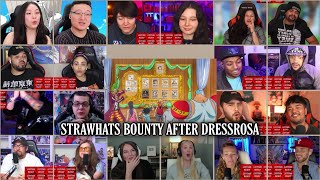 Strawhat's New Bounty Reaction After Dressrosa Reaction Mashup | One Piece Episode 746