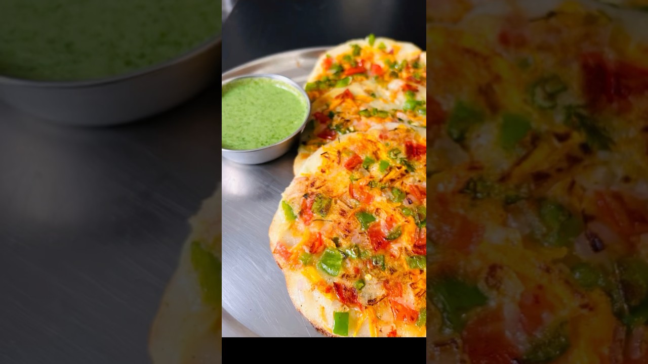 Rava Uttapam Recipe | Suji Uttapam Recipe | Vegetable Uttapam Recipe | Masala Uttapam #shorts
