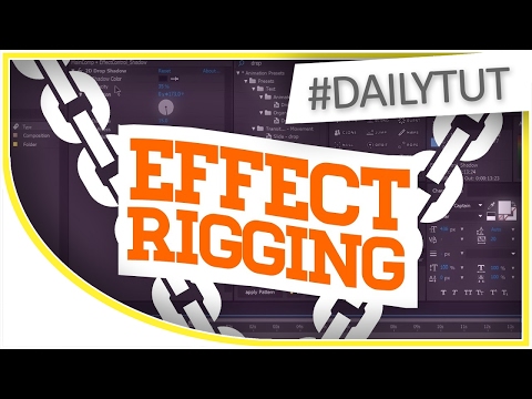 🔴 Quick Effect Rigging in Adobe After Effects w/ Copying Relative Property Links [#DailyTut]