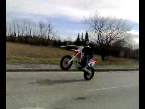 Honda 450 Motardmp4 Youtube