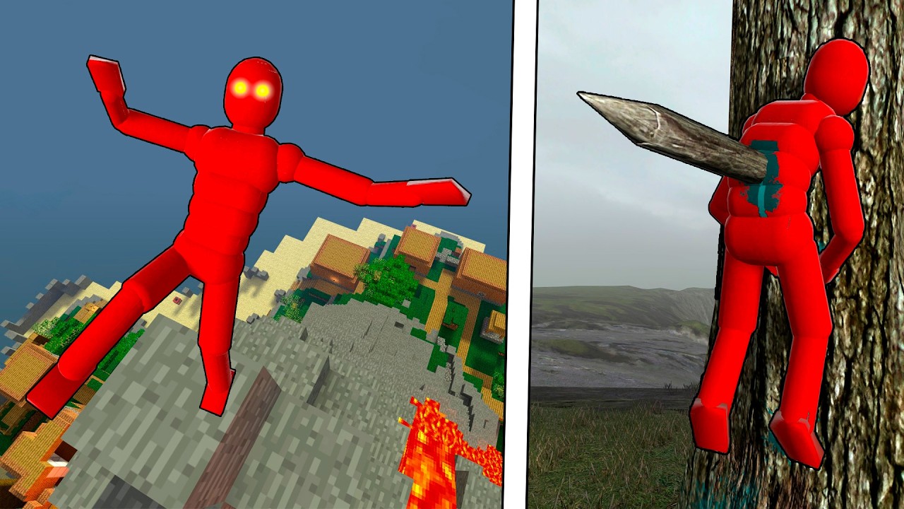 Euphoria Ragdoll Physics: CRAZY Moments & Epic Falls #32