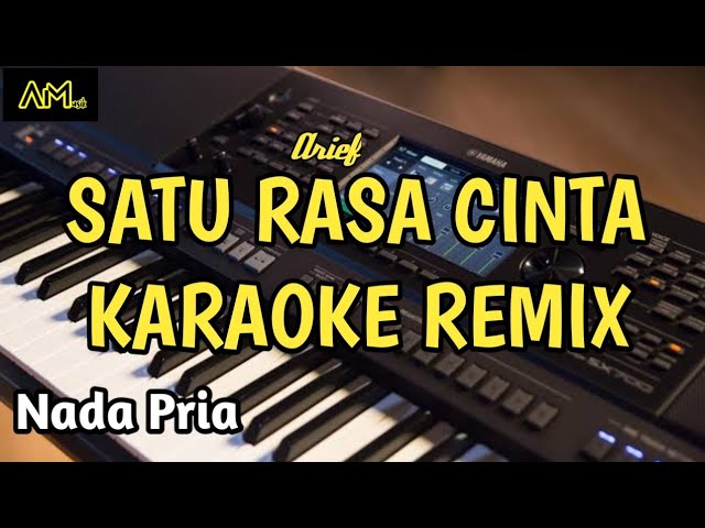 SATU RASA CINTA nada pria/cowo |  karaoke azura musik class=