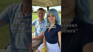 how do i keep it professional with my golf partners…
