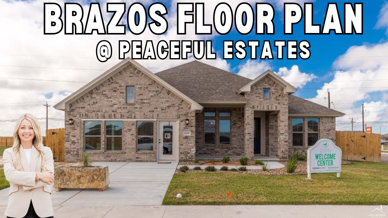 Hogan Homes Model Home In Flour Bluff | Brazos Floor Plan | 4 Bed | 3 Bath | 2,524 Sq Ft | Office