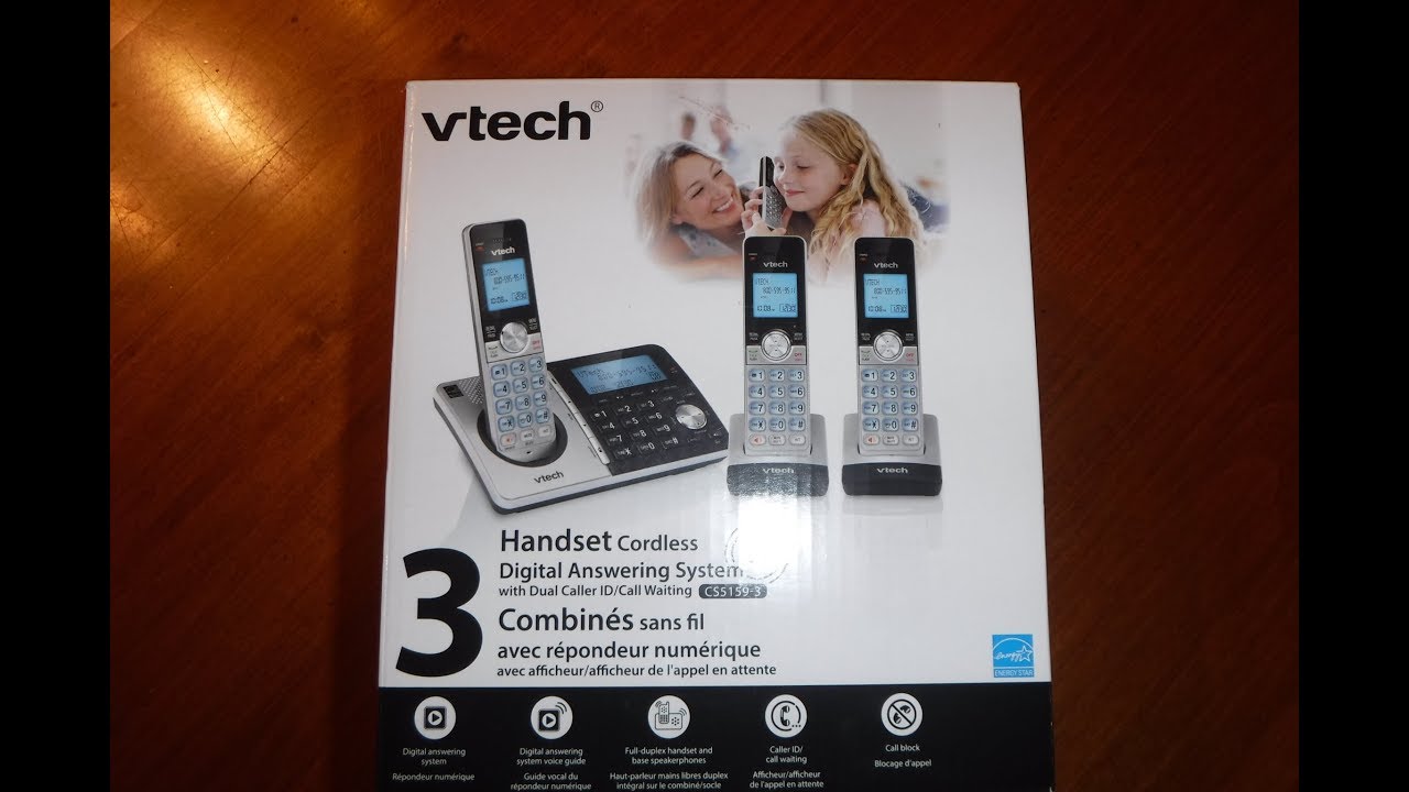 ② Téléphone Répondeur sans fil VTECH — Téléphones fixes
