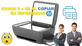Como eliminar el error 2 o E2 al COPIAR en impresoras HP 315, 410, 415,  515, 519, 530, 533 y 615. - YouTube