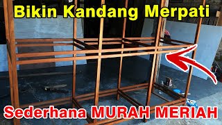 CARA MEMBUAT KANDANG MERPATI YANG MUDAH