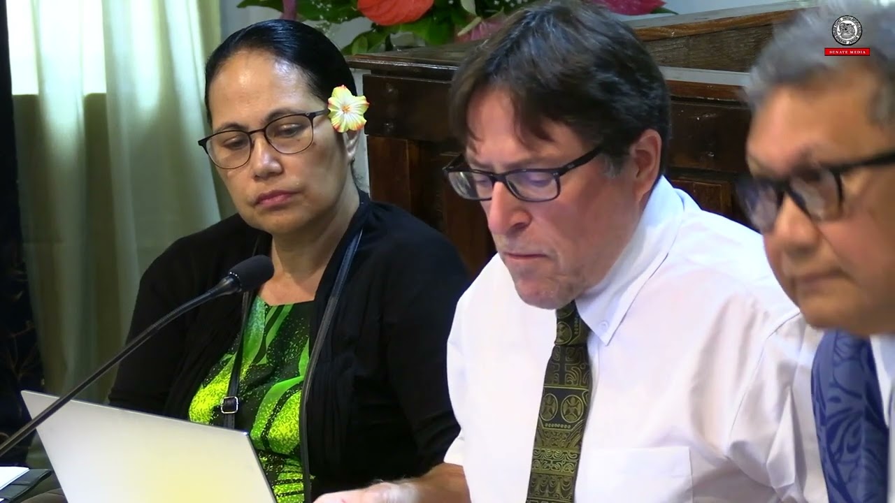 January 11, 2024 Hearing DPW, Mark Lively, Office of Procurment American Samoa Senate  Part 1