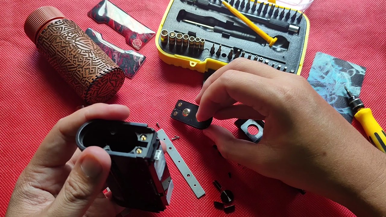 Tutorial Disamble / Remove / Release Skin Leather Lost Vape Centaurus dna 250c