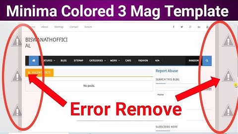 Minima Colored 3 Mag Templates Backgrounds Error Remove || Minima Colored Theme Error Remove || 2021