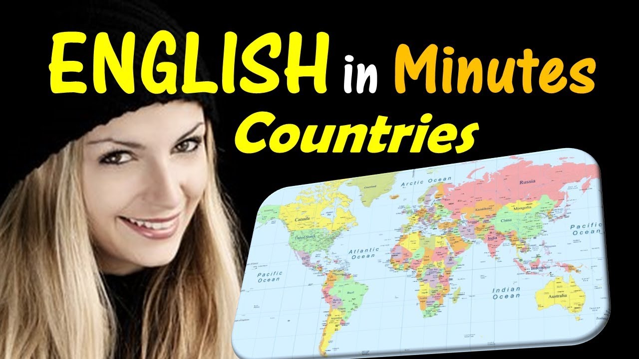 Learn ENGLISH World map: country names, continents, territories ...