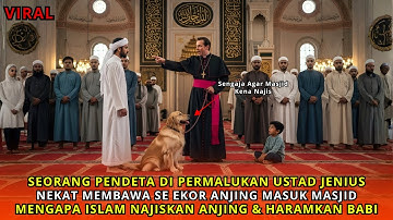 VIRAL‼️Pendeta Sengaja Bawa Anjing Masuk Masjid: Dipermalukan Pemuda Muslim!