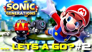 Can You Beat Sonic Generations As SUPER MARIO?! |Modern Stages!