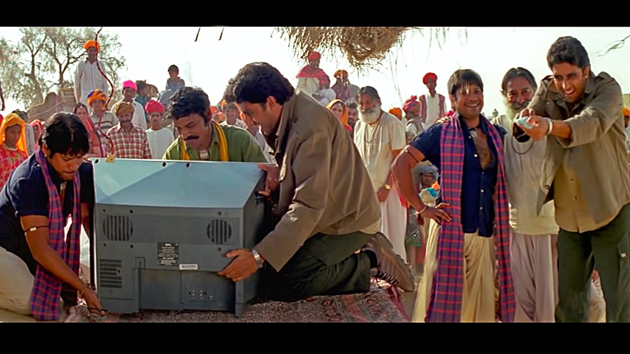 गांव में पहला टीवी देख सब दरकर भागने लगे - ज़बरदस्त बॉलीवुड कॉमेडी - LOTPOT COMEDY