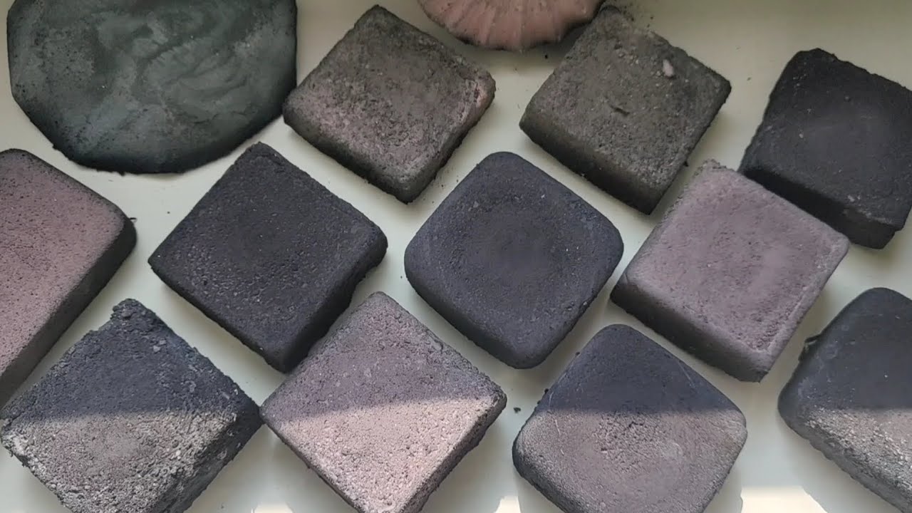 Gym Chalk Powdery Reforms Crushing ASMR PowderPuff - YouTube
