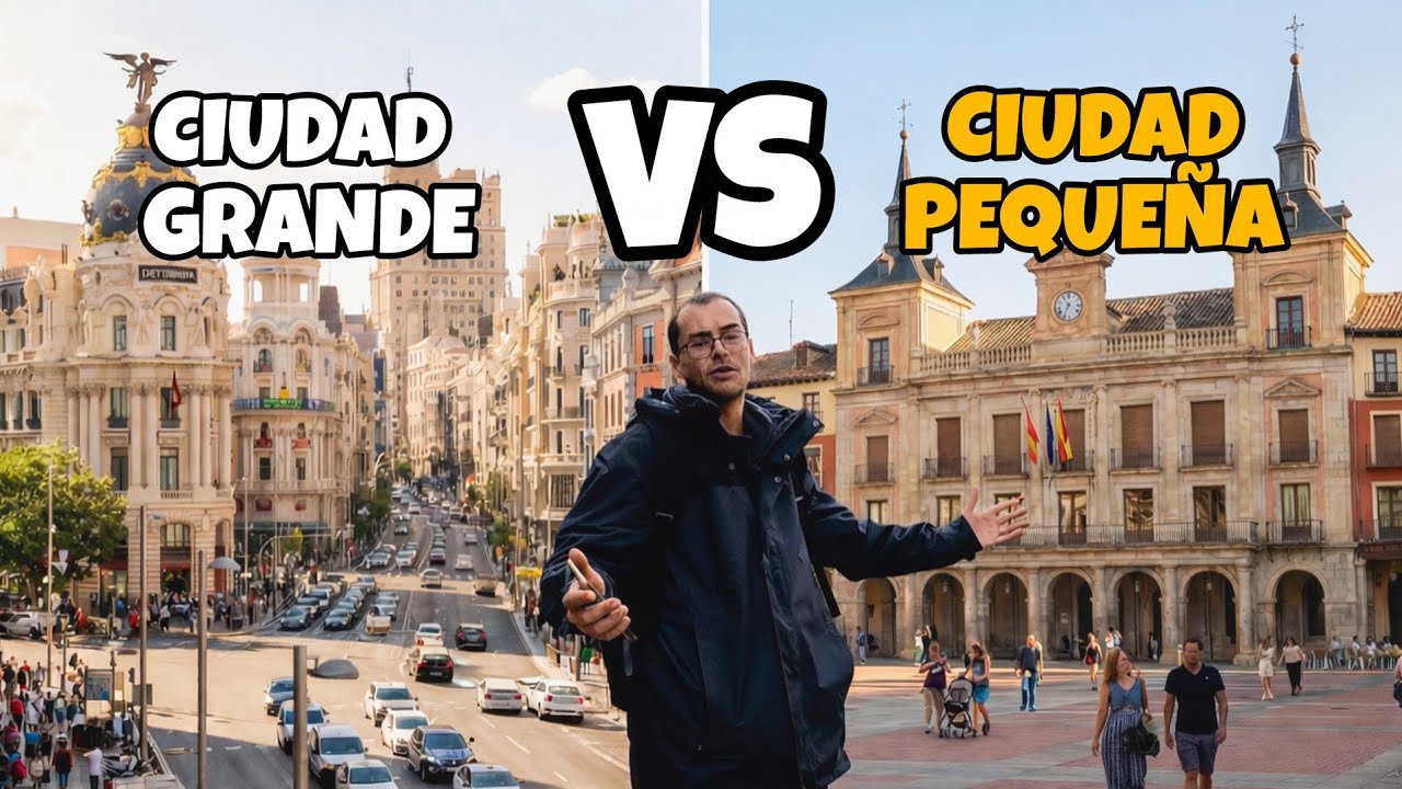 Por qué vivir en una ciudad pequeña es mejor que vivir en Madrid o Barcelona.