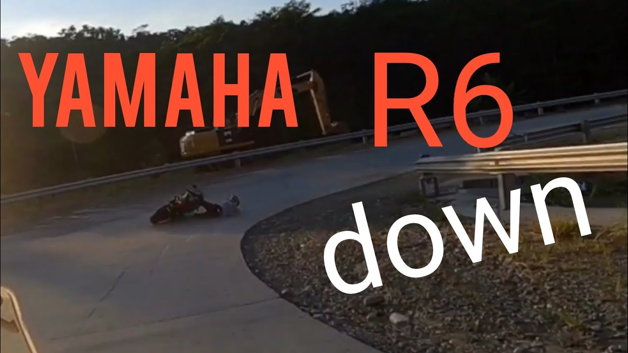 Yamaha r6 accident caught on cam YouTube