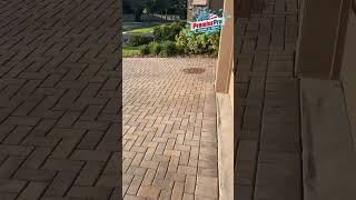Paver sealing step-by-step process using a water based sealer by Premier Pro Wash & Seal
