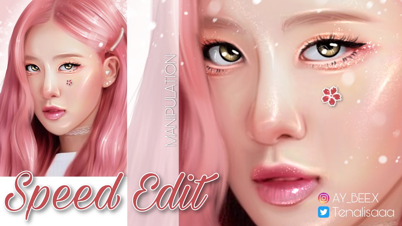 IBisPaint X - BLACKPINK ROSE speed edit II Manipulation - YouTube