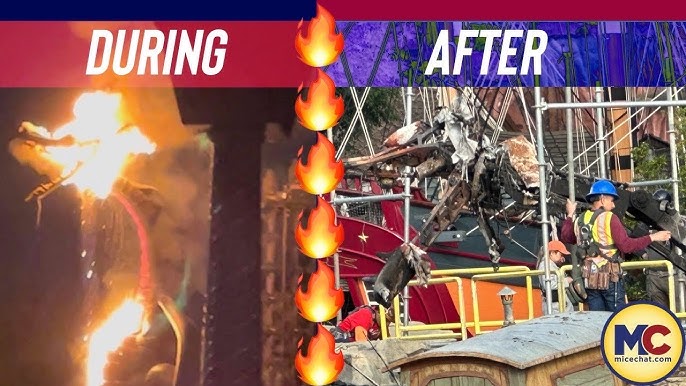 Disneyland dragon catches fire during Fantasmic show - Polygon