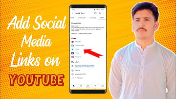 How To Add Social Links in YouTube About Section | Malik Tech