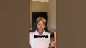 How to say I am STRONG in Ijaw language #ijaw