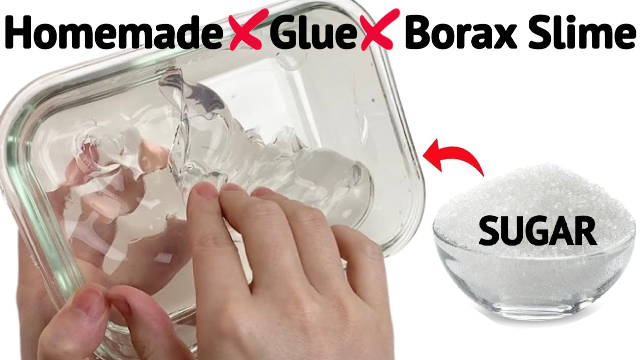Create At How to make a Slime at home Without Glue Borax and Activator/Making no ...