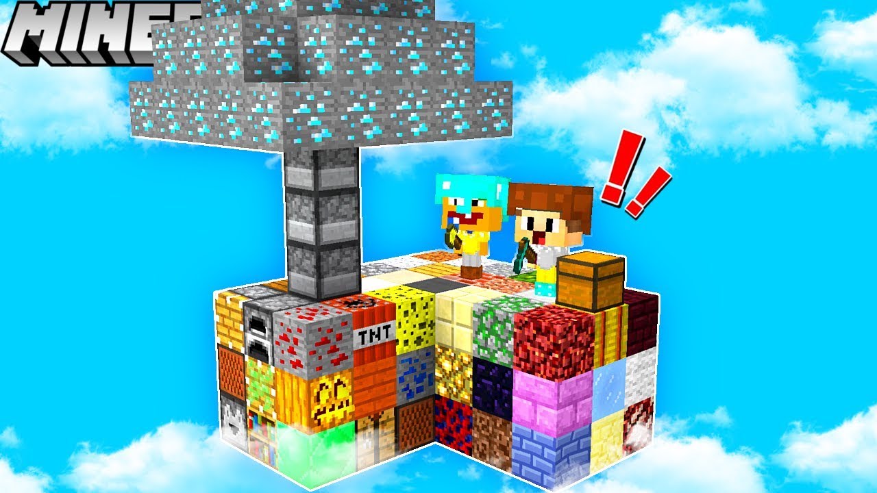 MINECRAFT SKYBLOCK ABER JEDER BLOCK IST ZUFÄLLIG IN