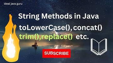 string methods in Java || #strings #string #stringmethod #stringmethods