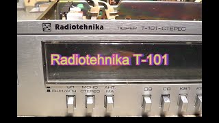 Ремонт.Radiotehnika Т-101.И перестройка УКВ.