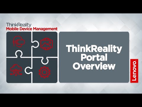 Lenovo VR Classroom 2 - ThinkReality MDM - ThinkReality Portal Overview