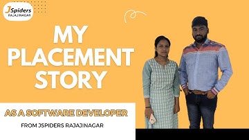 STUDENT GOT PLACED AS A SOFTWARE ENGINEER FROM JSPIDERS RAJAJINAGAR