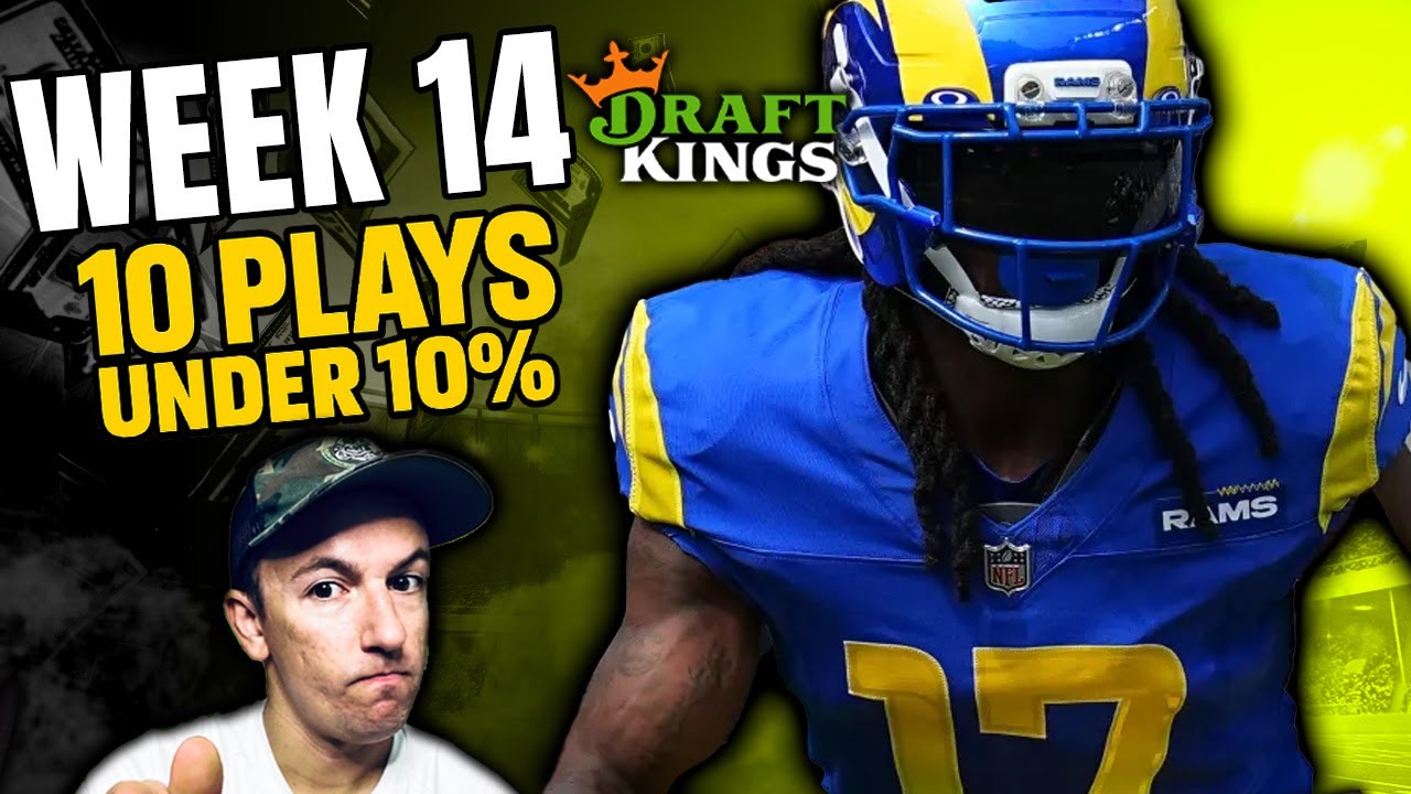 Week 14 NFL DFS Plays Under 10% Ownership | Draftkings and Fanduel
