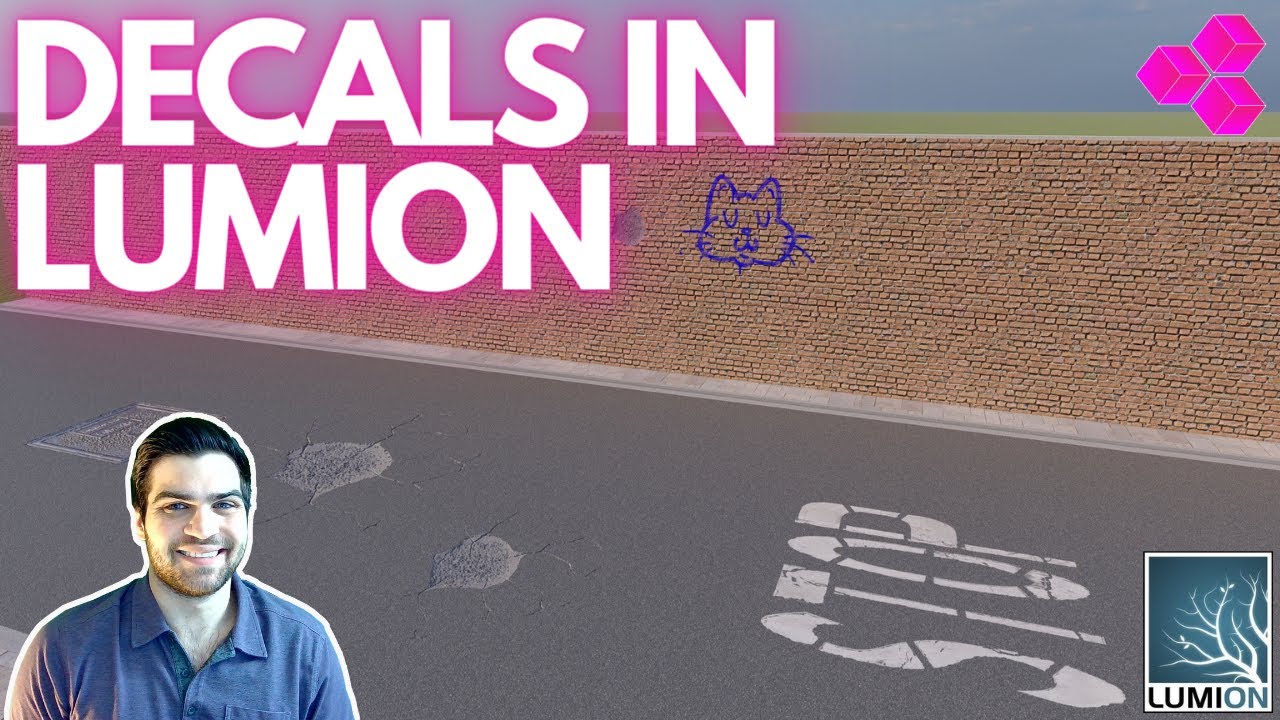 Add REALISM to Your LUMION Scenes Using CUSTOM DECALS!!! YouTube