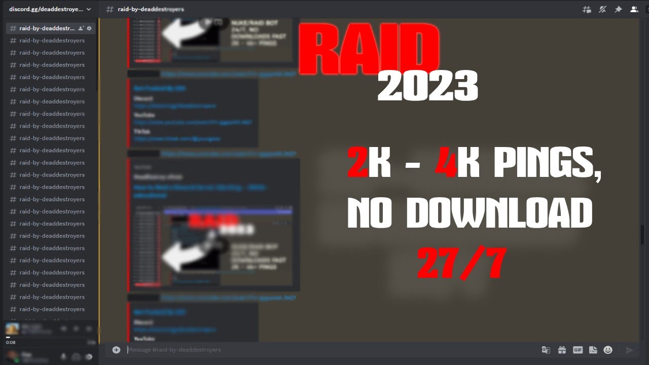 How to Raid a Discord Server (Working - 2023) - educational ⚠ # ...