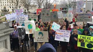 Crowd Chanting At The Fredericton Climate Rally (May 10, 2019)