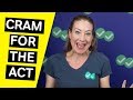 ACT Cramming Tips Quiz