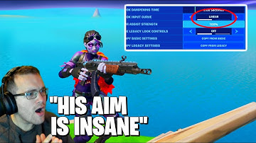 Reacting to FAZE SWAY on LINEAR FORTNITE SETTINGS (He Got Better)