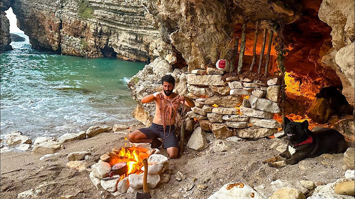 3 JOURS de survie en solo (PAS DE NOURRITURE, PAS D'EAU) Catch and Cook, OCTOPUS - Bushcraft Camping