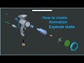 Creo 7 how to create animation  explode state  creo tutorial