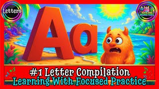 Letter Compilation Learning Through Focused Practice Magic Mini Monsters