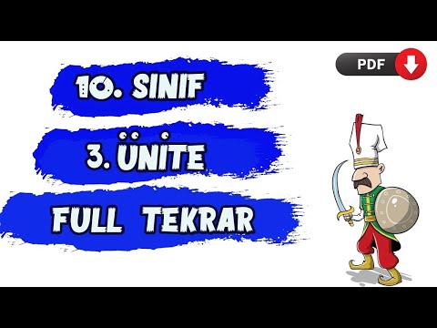 10. SINIF TARİH 3. ÜNİTE FULL TEKRAR - Devletleşme Sürecinde Savaşçılar ve Askerler -TYT AYT